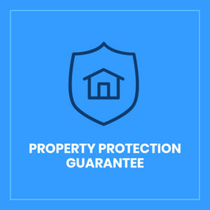 Property protection guarantee icon